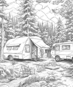 Camping Adventure Coloring