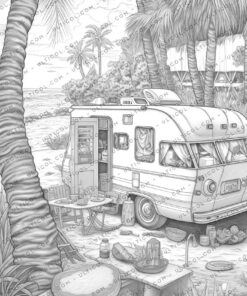 Camping Adventure Coloring