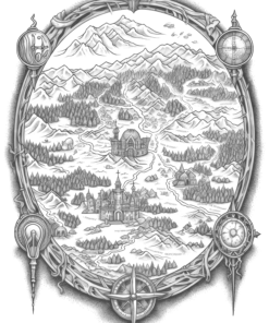 Fantasy Map Coloring