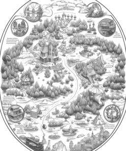 Fantasy Map Coloring
