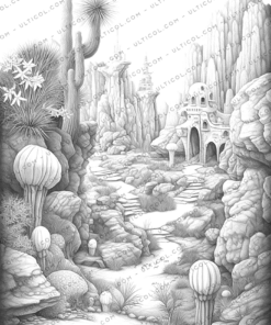 Celestial Spaces Coloring Pages