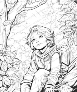 Autumnal Foliage Coloring Pages
