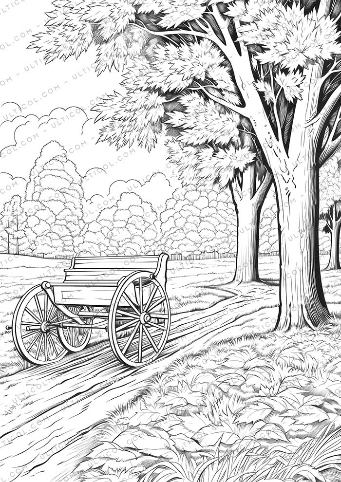 Autumnal Grayscale Coloring PagesAutumnal Grayscale Coloring Pages