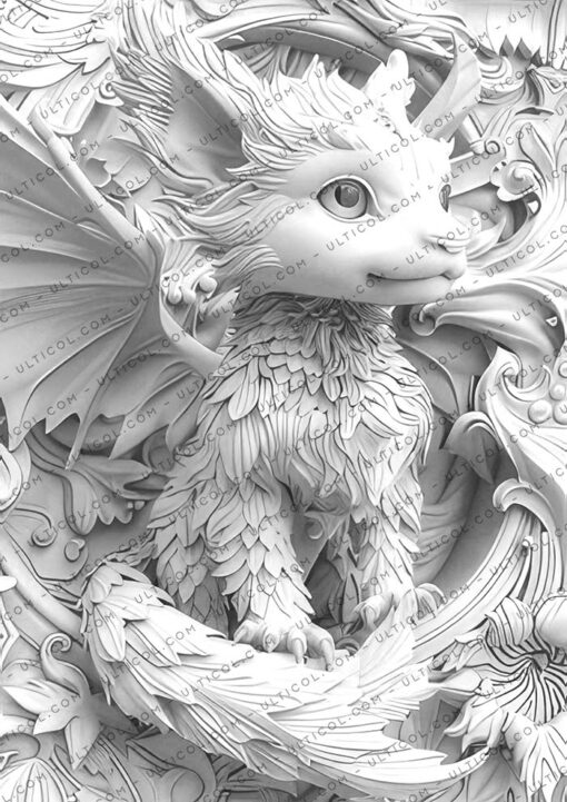 Baby Gargoyles Coloring