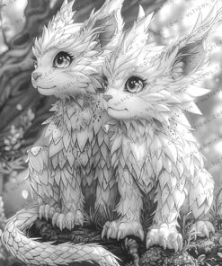 Baby Gargoyles Coloring