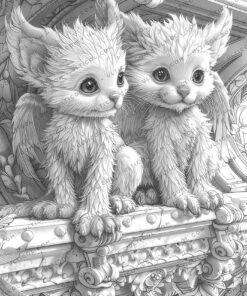 Baby Gargoyles Coloring