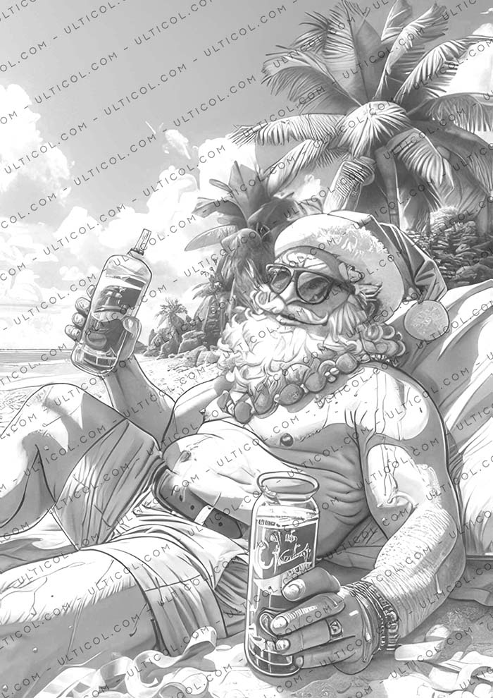 Christmas in July Coloring