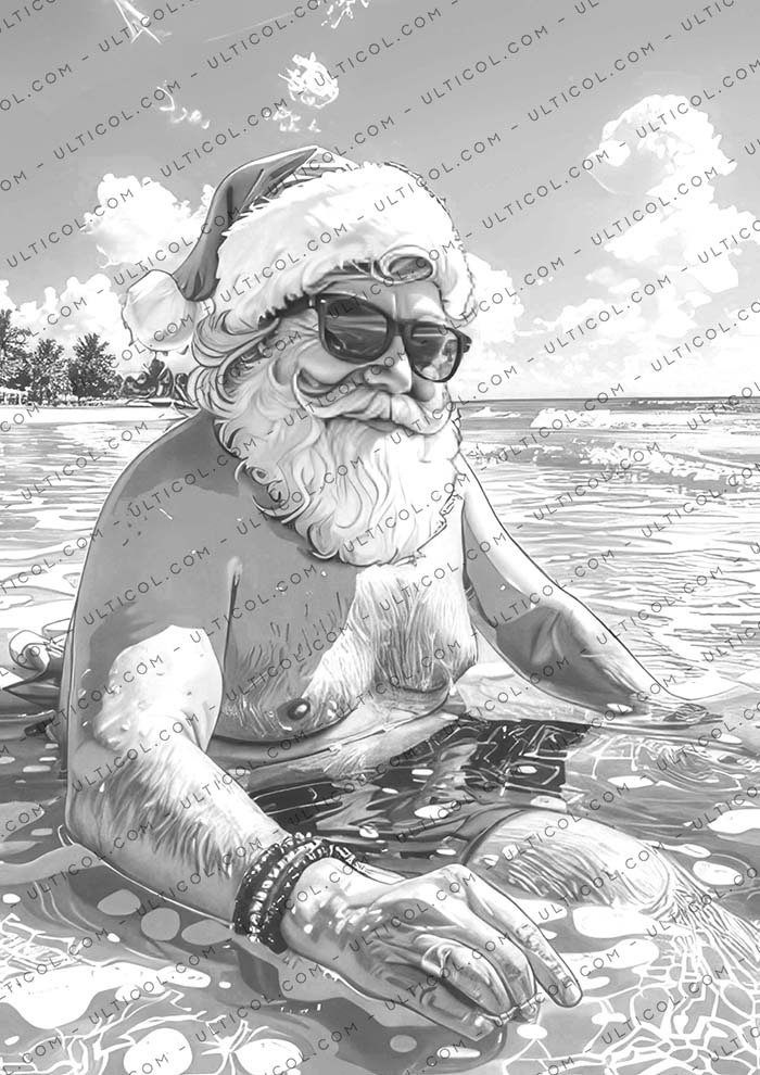 Christmas in July Coloring