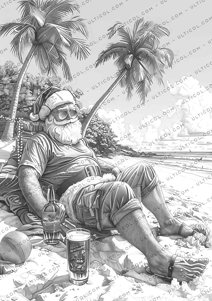 Christmas in July Coloring