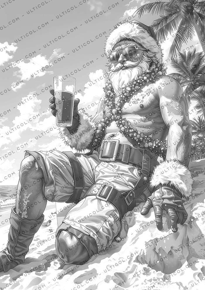 Christmas in July Coloring