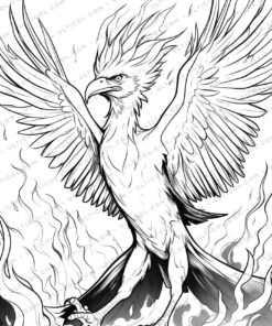 25 Phoenix Coloring Pages