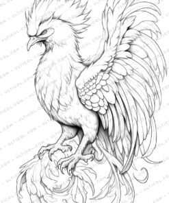 25 Phoenix Coloring Pages