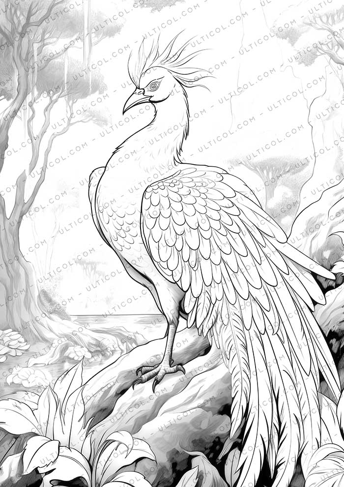 25 Phoenix Coloring Pages