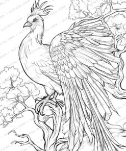 25 Phoenix Coloring Pages