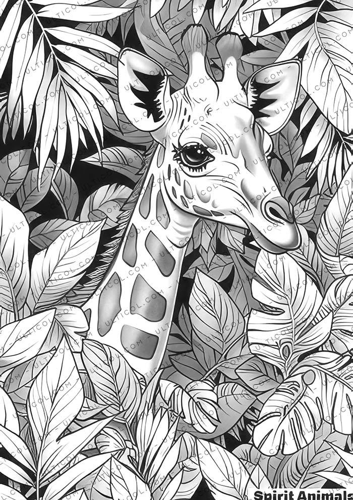 Spirit Animals Coloring