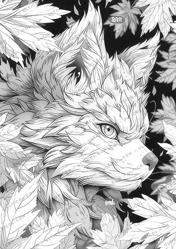 Spirit Animals Coloring