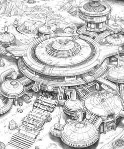Outer Space Base Coloring