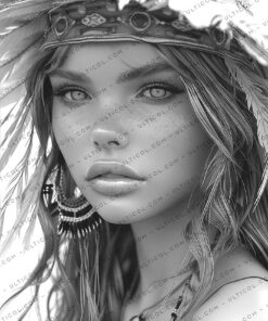 Bohemian Beauties Coloring