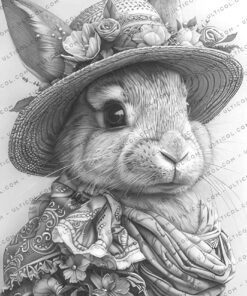 Mardi Gras Animals Coloring