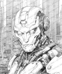 Robot World Coloring