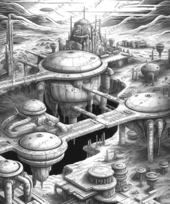 Outer Space Base Coloring