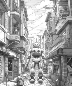 Robot World Coloring