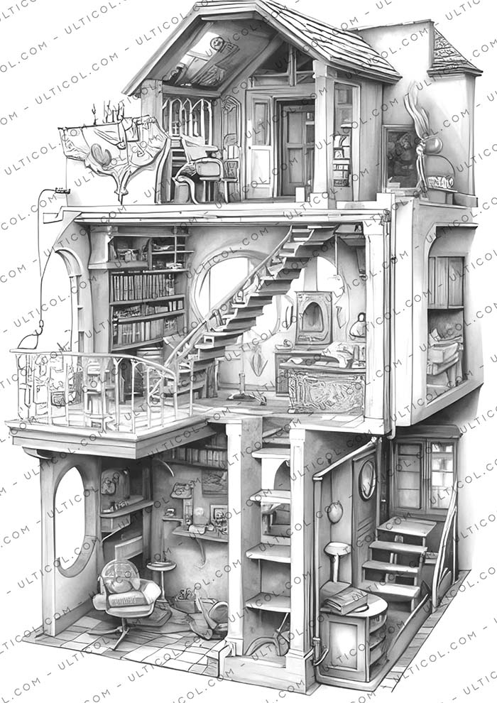Isometric Room Coloring