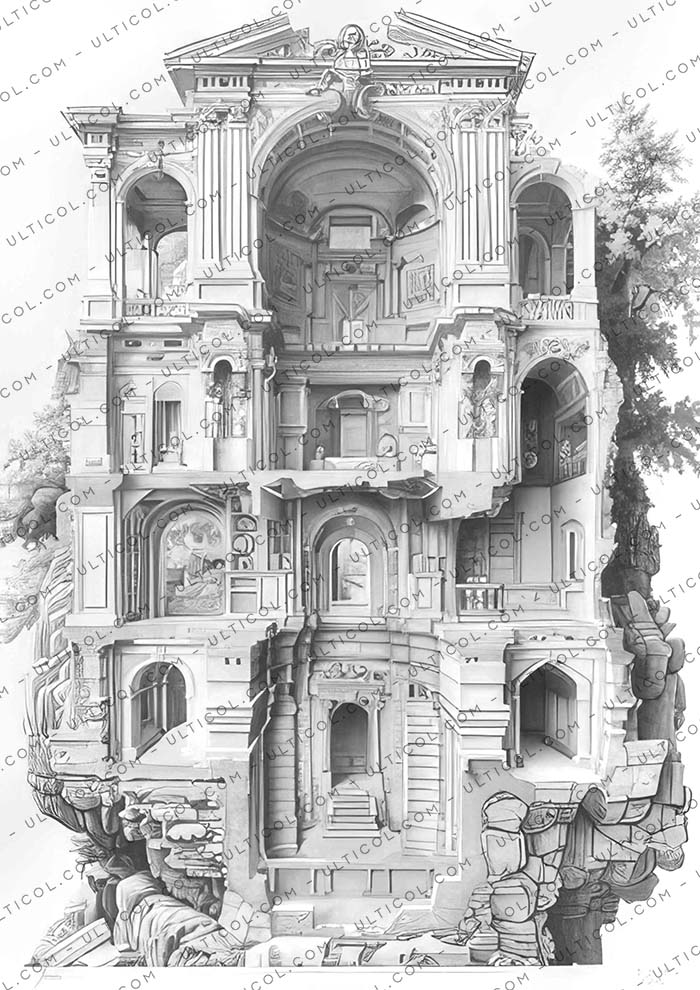 Isometric Room Coloring