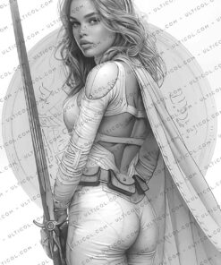Sexy Warriors Coloring