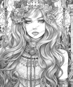 Gothic Beauty Coloring
