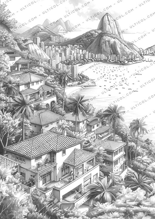 Rio de Janeiro Coloring