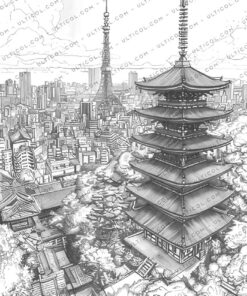 Tokyo City Coloring