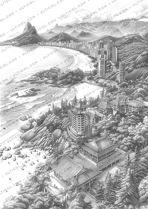Rio de Janeiro Coloring