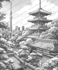 Tokyo City Coloring