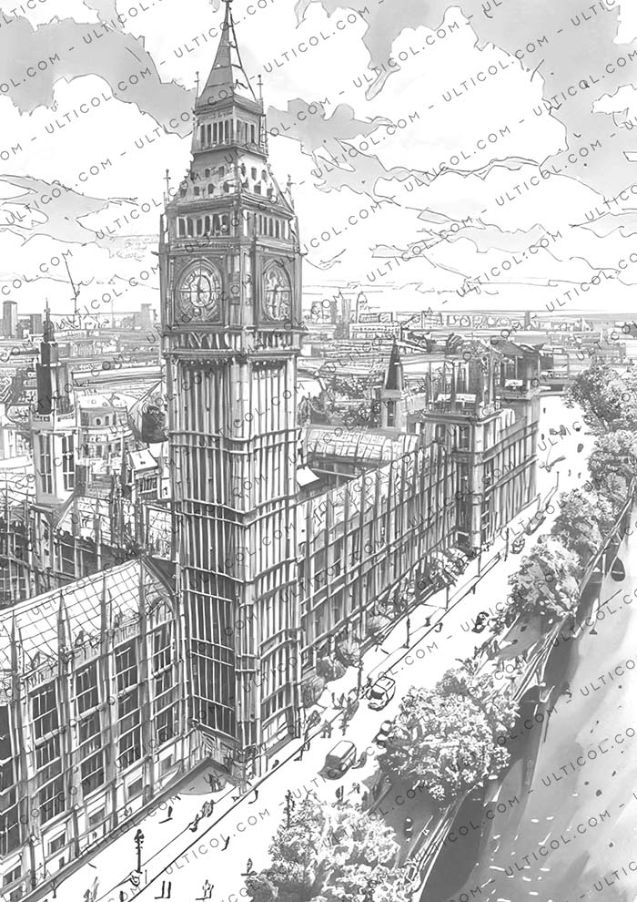 London City Coloring