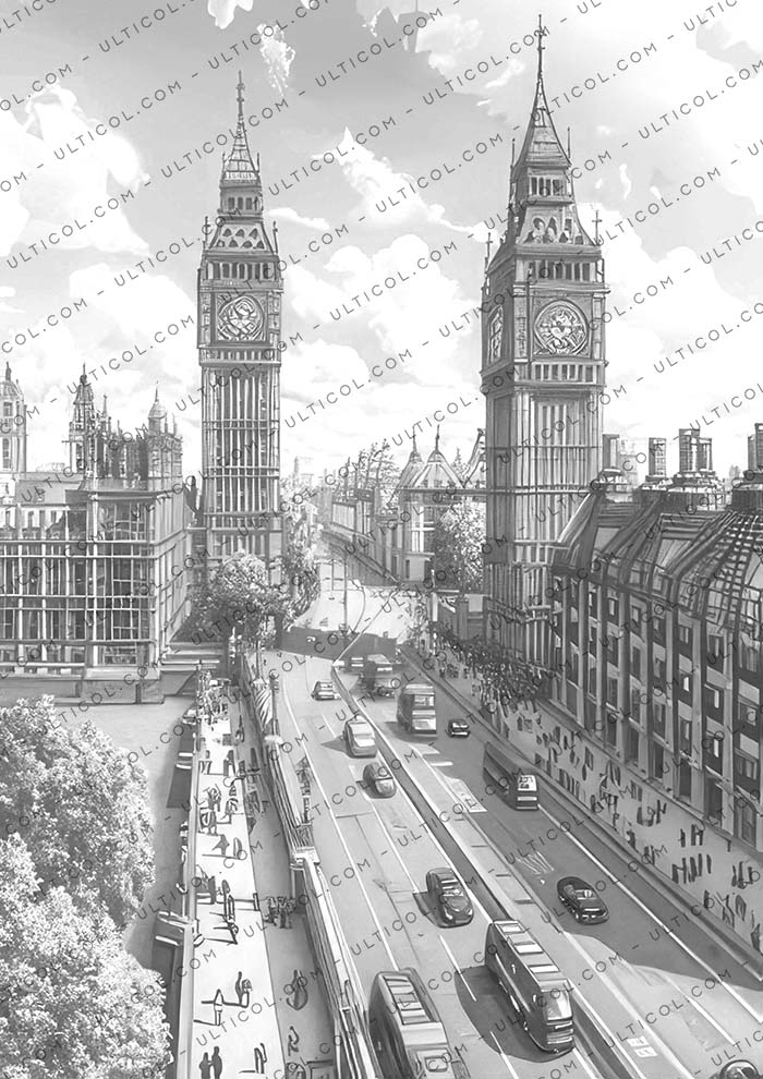 London City Coloring