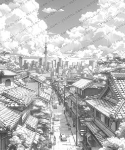 Tokyo City Coloring