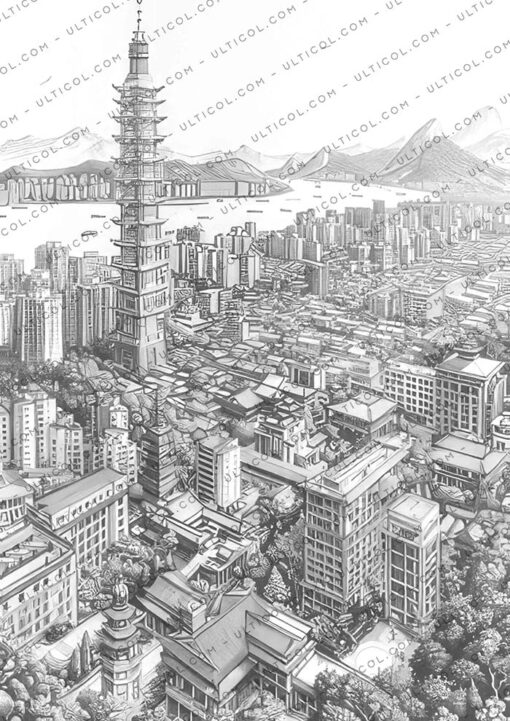 Rio de Janeiro Coloring