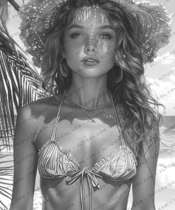 Tropical Girls Coloring