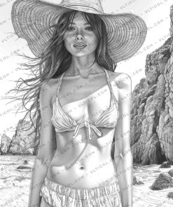 Tropical Girls Coloring