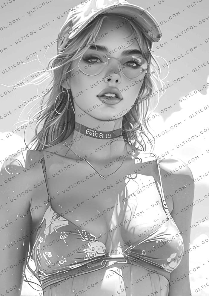 Tropical Girls Coloring