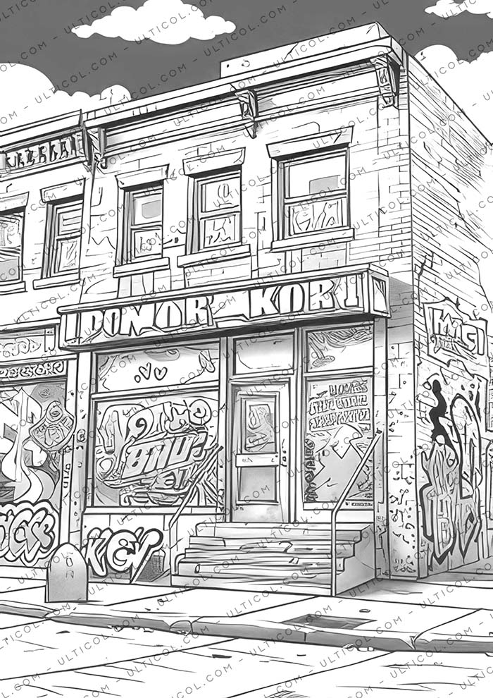 Graffiti World Coloring