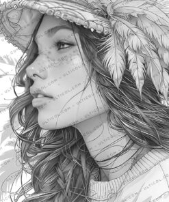 Bohemian Beauties Coloring