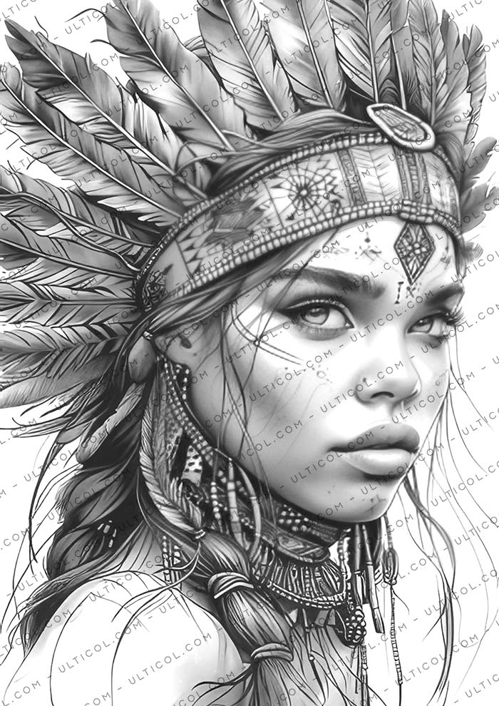 Bohemian Beauties Coloring