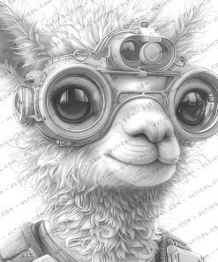 Futuristic Animals Coloring