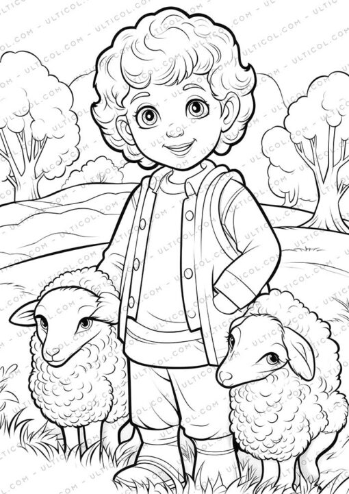 School Fashion Grayscale Coloring Pages
