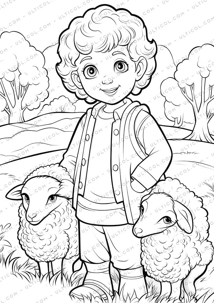 School Fashion Grayscale Coloring Pages