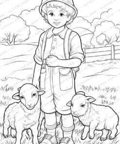 School Fashion Grayscale Coloring Pages