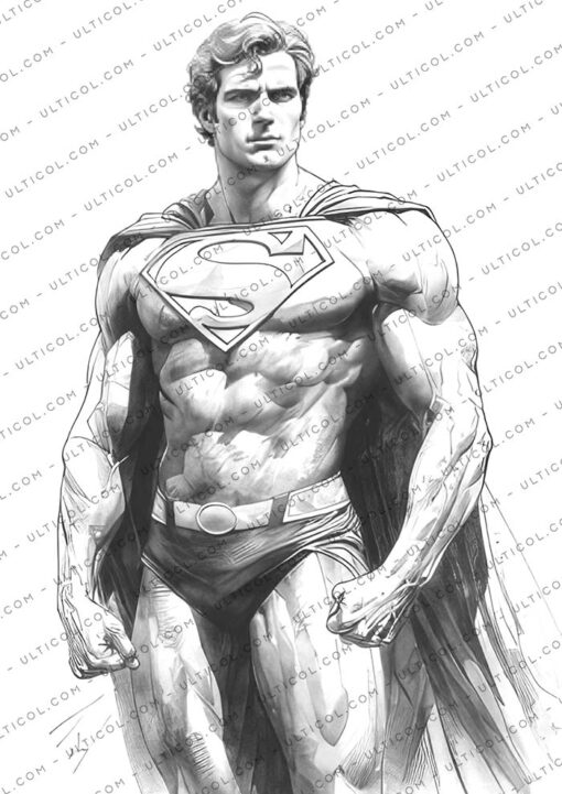 Superheros Coloring