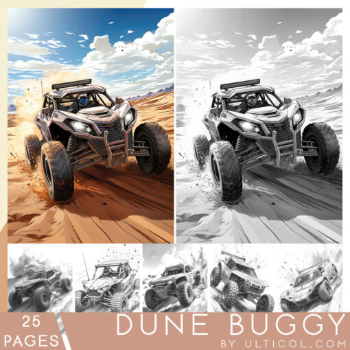 Dune buggy Coloring